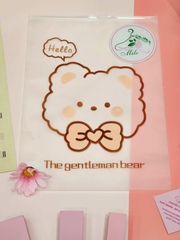 Túi zip hoạt hình size vừa (20cm x 28cm)