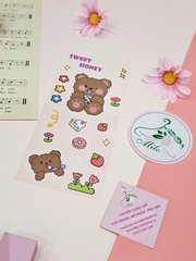 Sticker hoạt hình cute (miếng trong)