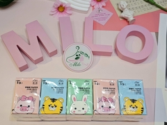 Khăn giấy khô mini hoạt hình cute - set 10 gói