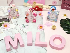 Đồng hồ gấu dâu Lotso - Crystal Alarm Clock (kèm sticker)