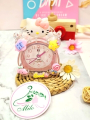 Đồng hồ gấu dâu Lotso - Crystal Alarm Clock (kèm sticker)