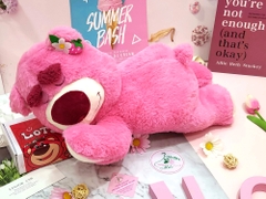 Gấu bông dâu tây Lotso (gấu nằm hồng)