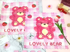 Đệm gel lót ngồi gấu dâu Lotso