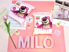 Bông tẩy trang gấu dâu Lotso Disney 222 miếng
