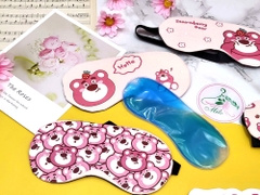 Bịt mắt ngủ gấu dâu Lotso có gel làm mát
