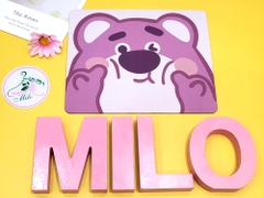 Tấm lót chuột hình gấu dâu Lotso
