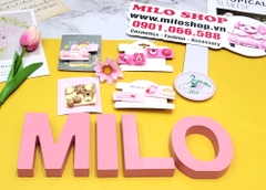 Set kẹp tóc gấu Lotso + mèo Kitty + gấu bear (loại 6 kiểu)