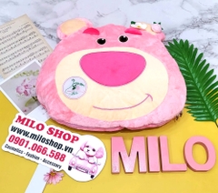 Gối mền 2 in 1 gấu dâu Lotso