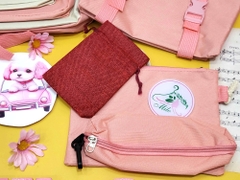 Balo Quảng Châu CLBD BAG (set gồm 5 cái) - Hồng