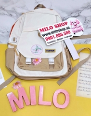 Balo Quảng Châu họa tiết chữ Fashion