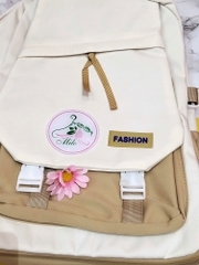 Balo Quảng Châu họa tiết chữ Fashion