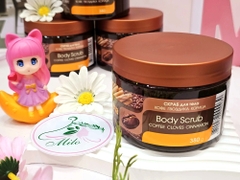 Tẩy tế bào chết Cafe + Quế hồi Body Coffee Scrub Bilena- 380g (Nga)