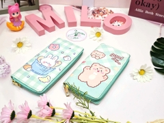 Ví dài cầm tay hoạt hình cute nhiều màu