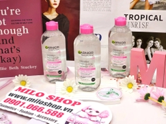 Nước tẩy trang Garnier - 400ml (màu hồng)