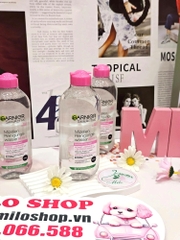 Nước tẩy trang Garnier - 400ml (màu hồng)