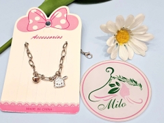 Lắc tay phối charm hình cún cute
