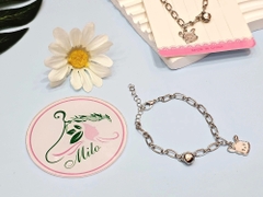 Lắc tay phối charm hình cún cute