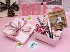 Hộp quà size 3 có hoa nến (14cm x 14cm x 7cm) - mẫu 4