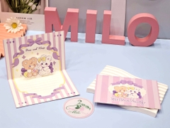 Thiệp sinh nhật 3D hình cute