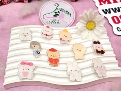 Ghim cài balo gấu Noel