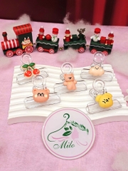 Kẹp giấy đính charm 3D cute