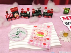 Túi zip nhỏ PVC hoạt hình cute (11cm x 7.4cm)