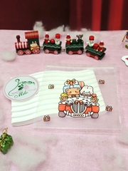Túi zip dẻo PE bánh kem hoạt hình (15cm x 16cm)