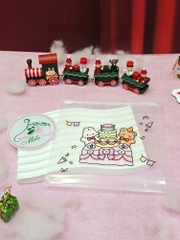 Túi zip dẻo PE bánh kem hoạt hình (15cm x 16cm)