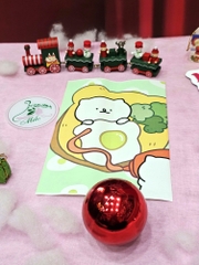 Túi giấy lụa bé gấu nấu ăn (14.5cm x 21cm)