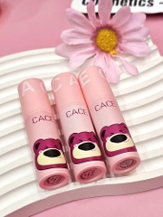 Son kem gấu dâu Lotso - Cace Berry Bear Matte Lip Mud - 3g (set 3 cây son)