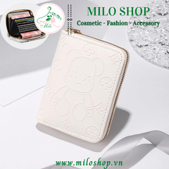 Ví ngắn cầm tay gấu Bear cầm tay mini cao cấp