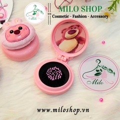 Gương lược chải tóc gỡ tóc rối Loopy gấp gọn (màu hồng)