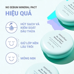 Phấn phủ kiềm dầu dạng nén Innisfree - 5g (Hàn Quốc)