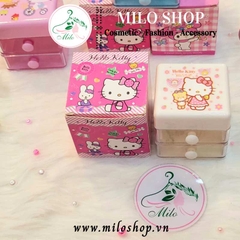 Hộp mini Hello Kitty 2 tầng đa năng đựng trang sức