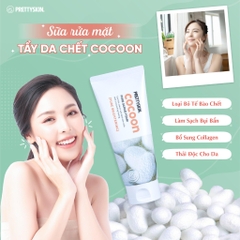 Sữa rửa mặt tẩy da chết Pretty Skin Cocoon Pore Scrub Foam - 150ml (Hàn Quốc)