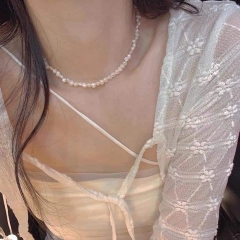 Dây chuyền ngọc trai hình trái tim