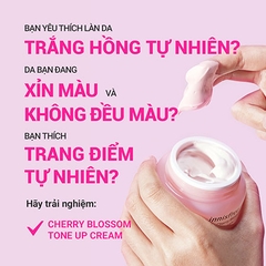 Kem dưỡng trắng da nâng tone Innisfree Jeju Cherry Blossom Tone-Up Cream - 50ml