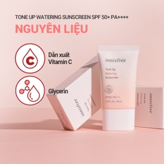 Kem chống nắng Innisfree Tone Up No Sebum Suncreen SPF50+ PA++++ (mẫu mới )- Hồng