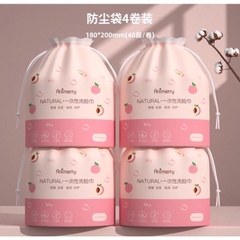Khăn tẩy trang Animerry Natural (hình quả đào)