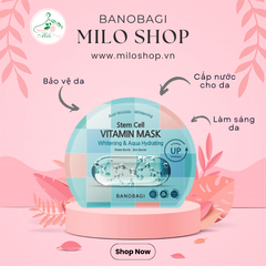 Mặt nạ Banobagi Stem Cell Vitamin Whitening & Aqua Hydrating - 30g (Hàn Quốc)- mẫu mới
