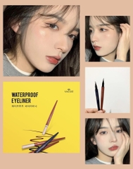 Bút kẻ mắt nước Vacosi Waterproof Eyeliner (02 Deep Brown ) - 5ml
