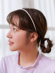 Băng đô cài tóc ngọc trai mix mẫu