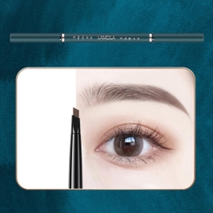 Chì kẻ lông mày Lameila 2 đầu (hộp hình quạt xanh rêu) - 0.1g