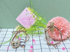 Cột tóc nhiều kiểu (nơ thỏ - nơ caro - phối charm)