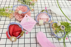 Cột tóc nhiều kiểu (nơ thỏ - nơ caro - phối charm)