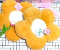 Đệm lót ngồi, tựa lưng hình bông hoa