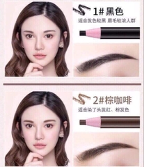 Chì kẻ chân mày và viền mắt dạng xé Coloured Soft Cosmetic Art Aolili (Dark Brown 03)