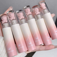 Son kem lì Gege Bear Lip Glaze - 3g (nắp gấu cute)