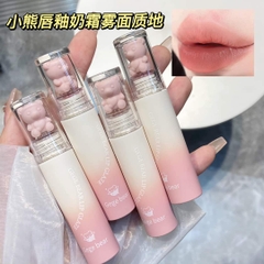 Son kem lì Gege Bear Lip Glaze - 3g (nắp gấu cute)
