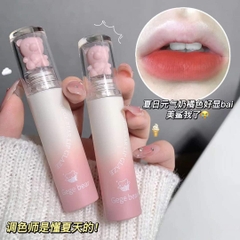 Son kem lì Gege Bear Lip Glaze - 3g (nắp gấu cute)